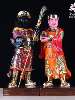 องค์พระจิวฉอง กวนเป๋ง องค์เทพบริวารเทพเจ้ากวนอู ขนาด 19 นิ้ว