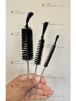 แปรงล้างเครื่องแก้ว Brush Test tube/ มี3ขนาด S, M, L (ขายยกลัง / 50ชิ้น/กล่อง ) (ของไทย)