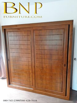 ตู้เสื้อผ้าบานสไลด์ โมเดิร์น 2 เมตร