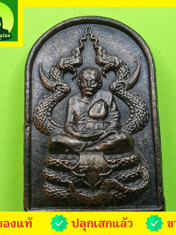 พระเครื่อง หลวงปู่ทวด ทรงพญานาค สีทำเก่า รุ่น แคล้วคลาด แคล้วจน