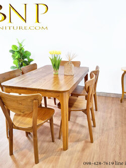 โต๊ะทานข้าว 6 ที่นั่ง รุ่น โมรอล