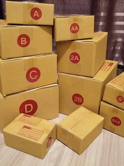 จำหน่ายกล่องไปรษณีย์ กล่องพัสดุ อุปกรณ์แพ็คสินค้า ชิ้น 0 กก.