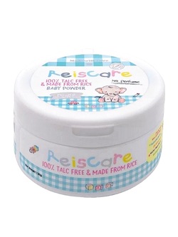 ReisCare 100% Talc Free & Made From Rice Baby Powder Pure 130 g.