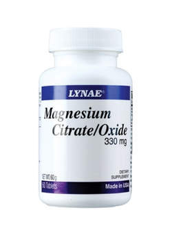 Lynae Magnesium citrate/Oxide 330mg. 60's