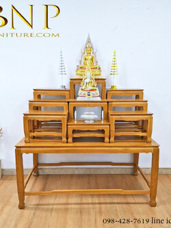 โต๊ะหมู่บูชา รุ่นพุทธานุภาพ