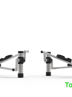 เครื่องออกกำลังกายกลางแจ้งผลิตจากแสตนเลส ชุด อุปกรณ์จักรยานก้าวเดิน