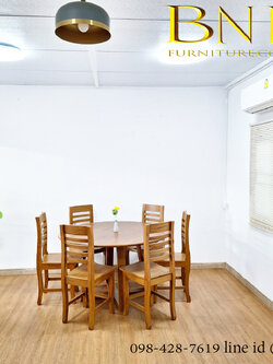 โต๊ะกลมกินข้าว รุ่น ฮาน่า