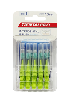 Dentalpro interdental brush 10P size 5 1.5mm.