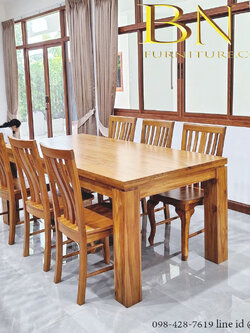 โต๊ะทานข้าว 6 ที่นั่ง รุ่น โอเรียลทอล