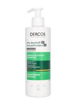 Loreal Vichy Dercos Anti-Dandruff shampoo-normal to oily 390 ml.