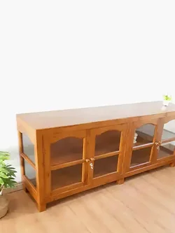 ตู้ไม้สักเตี้ย 4 บาน