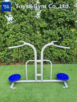 อุปกรณ์บริหารข้อสะโพก(แบบยืนบิดเอวเล่นคู่)