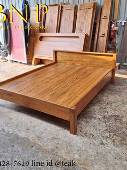 เตียงนอนโมเดิร์น 5 ฟุต รุ่น โฮย่า