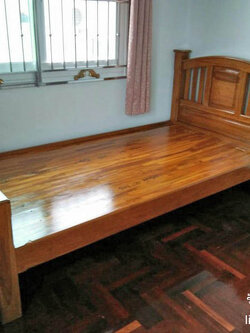 เตียง 3.5 ฟุต รุ่น เจมิลี่ ( เต้ากลางซี่ตั้ง )