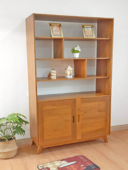 ชั้นวางของไม้สัก รุ่น เดอะฟิชเชอร์