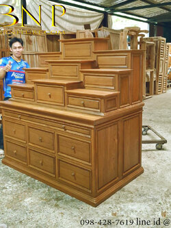 โต๊ะหมู่บูชา รุ่น เพียรธรรม