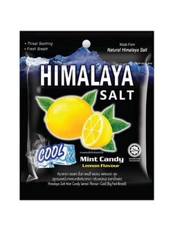 Himalaya หิมาลายา ลูกอมรสมินท์ผสมเกลือหิมาลายา กลิ่นเลม่อน 15 กรัม