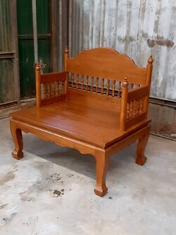 เก้าอี้พระสงฆ์ ( อาสนะสงฆ์) ไม่มีลิ้นชัก