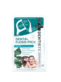 Dentiste Dental Floss Pick ไหมขัดฟัน 40 ชิ้น/กล่อง