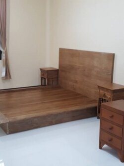 เตียงญี่ปุ่น เสี้ยนขาว