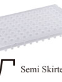 0.1ml Low Profile qPCR 96 well Plate (semi skirted) จานหลุม96ช่อง ขนาด0.1มล. (10ชิ้น/แพ็ค) รุ่น MB-Q96-LBR
