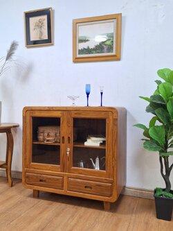 ตู้ไม้สัก รุ่น วินโดว์