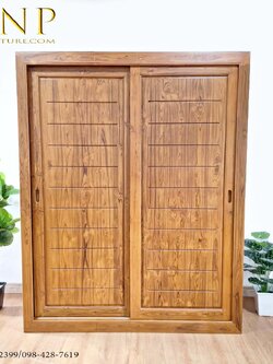 ตู้เสื้อผ้านบานเลื่อน รุ่นโซไซตี้ 1.6 เมตร