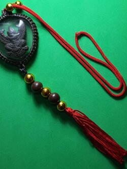 ของป้องกัน พญาครุฑ ห้อยหน้ารถ ห้อยหน้าร้าน สีดำ ครุฑ ครุฑบูชา ของแท้ พญาครุฑ