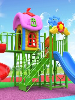 กระดานลื่นบ้านการ์ตูน Model TG-S2211