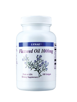 Lynae flaxseed oil 1000mg. 100 softgels