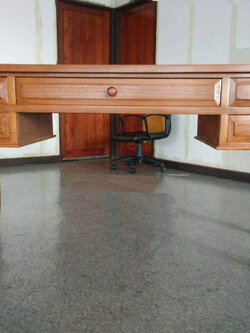 โต๊ะทำงาน ขาหลุยส์ 1.5 เมตร