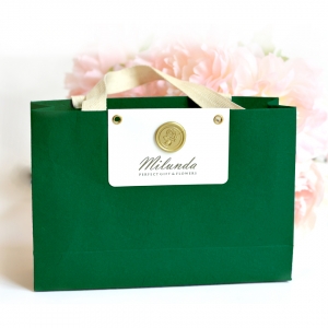 กระเป๋าของขวัญสายสีขาวรุ่น Wax seal stamp มี 6 สี ไม่มีขั้นต่ำ