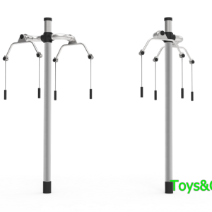 เครื่องออกกำลังกายกลางแจ้ง- อุปกรณ์บริหารกล้ามเนื้อหัวไหล่และต้นแขน แบบเล่นคู่