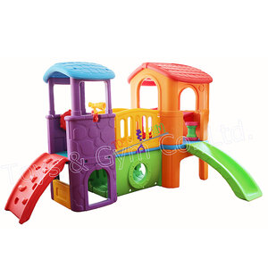 บ้านน้อย 2 ชั้นสีสดใส, บ้านแฝดกระดานลื่น ,บ้านจำลองสองชั้น