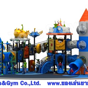 เครื่องเล่นสนามกลางแจ้ง ชุดผจญภัยในยานอวกาศ 2