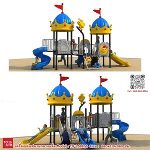 เครื่องเล่นสนามกลางแจ้ง ชุด มงกุฎปราสาทแสนสนุก TG-L89208