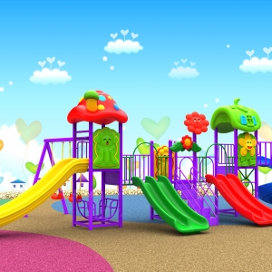 เครืองล่นสนามกลางแจ้ง Cartoon House Series TG-S3152