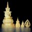 พระแก้วมรกต ภปร.(รุ่นแรก) ปี2545 จัดสร้างในมหาวโรกาส พระบาทสมเด็จพระเจ้าอยู่หัวรัชกาลที่ 9 ครบรอบ 75 พรรษา และฉลองกรุงรัตนโกสินทร์ครบ 220 ปี ครบชุดเนื้อทองคำ(รวม 4 รายการ)สุดยอดมงคลแผ่นดินที่ควรเก็บรักษา บูชาเป็นมงคลชีวิต(หายากมาก)