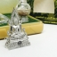 พระพุทธชินราช(จำลอง) ภ.ป.ร. 84 พรรษา เนื้อเงินชุปทองคำขาว พิมพ์กลางขนาดหน้าตัก 1/2 นิ้ว