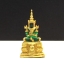 พระแก้วมรกตลอยองค์ ภปร. เนื้อเรซิ่นหุ้มทองคำ หน้าตัก 1/2 นิ้ว จัดสร้างโดยรพ.ภูมิพลฯ ปี2547