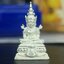 พระแก้วมรกต(จำลอง)ลอยองค์ ขนาดหน้าตัก 1/4 นิ้ว ทรงเครื่องฤดูร้อน เนื้อเงิน ตราสัญลักษณ์ฉลองสิริราชสมบัติครบ 60 ปี พ.ศ.2549(สภาพสวย ครบ สมบูรณ์)