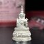 พระแก้วมรกต ภปร.(รุ่นแรก) ปี2545 จัดสร้างในมหาวโรกาส พระบาทสมเด็จพระเจ้าอยู่หัวรัชกาลที่ 9 ครบรอบ 75 พรรษา และฉลองกรุงรัตนโกสินทร์ครบ 220 ปี พิมพ์ลอยองค์ใหญ่ เนื้อเงินบริสุทธิ์ 92.5% ขนาด 19*35 มม. พร้อมกล่องบรรจุเดิม สวยครบสมบูรณ์(องค์หมายเลข ๔๔๗๑)