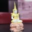 พระแก้วมรกต ภปร.(รุ่นแรก) ปี2545 จัดสร้างในมหาวโรกาส พระบาทสมเด็จพระเจ้าอยู่หัวรัชกาลที่ 9 ครบรอบ 75 พรรษา และฉลองกรุงรัตนโกสินทร์ครบ 220 ปี พิมพ์ลอยองค์ใหญ่ เนื้อเงินบริสุทธิ์ 92.5%(สามกษัตริย์) ขนาด 19*35 มม. พร้อมกล่อง สวยครบสมบูรณ์(องค์หมายเลข 2369)