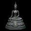 พระพุทธรูปบูชา ภปร ปี2508 วัดบวรนิเวศวิหาร บล็อกกษาปณ์(หนังไก่) หน้าตัก5นิ้ว(ที่สุดของพระบูชา ภปร วัดบวรนิเวศวิหาร)