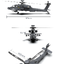 เฮลิคอปเตอร์ GPS รุ่น YXZNRC F11-S AH-64 Apache สเกล 1:32 สวยสมจริง พร้อมฟังก์ชันล้ำสมัยสุดๆ