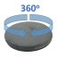 เบาะที่นั่งเก้าอี้หมุนได้ 360 องศา เหมาะผู้สูงอายุ ผู้ป่วย ปวดหลัง เจ็บหลัง ปวดเข่า ผ่าตัด