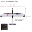 เครื่องบินติดกล้อง XK A1200+มีจอ 3D 6G 5.8G FPV 2.4G 6CH S-FHSS EPO RC รุ่น RTF