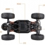 รถไต่หิน 1:10 Rock Crawler RC Car Buggy 2 มอเตอร์ 4WD Remote 2.4G 4WD