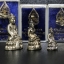 พระกริ่งนวปทุม ภปร.-พระชัยวัฒน์นวปทุม ภปร.-พระกริ่งไพรีพินาศ ภปร. รุ่นแรก วัดปทุมวนาราม ครบชุดเนื้อเงิน ปี2535(ในหลวงรัชกาลที่9เสด็จเททอง)(1ใน3000องค์)หายาก