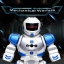 หุ่นยนต์บังคับ smart robot มีเซนเซอร์จับความเคลื่อนไหว ตามมือ ขนาด 25cm
